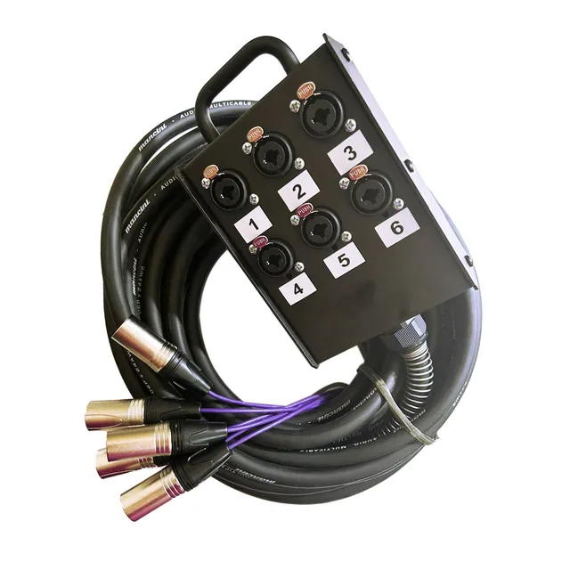 Medusa Com Multicabo 6 Vias Conectores Combo - 5 Metros