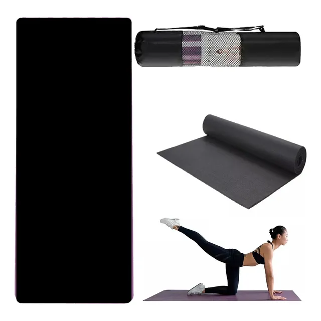 Mat Yoga Tapete Pilates 8mm Eco Gym Alfombra Esterilla Doble