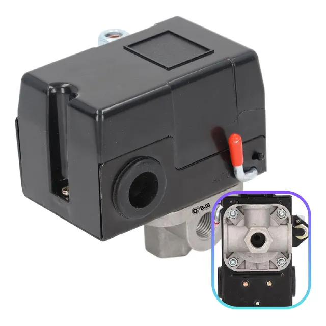 Pressostato Automático 4 Vias 100-140 Libras Liga E Desliga