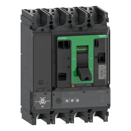 Interruptor Automatico 4p 630a 36ka Schneider Ref C63f42d630