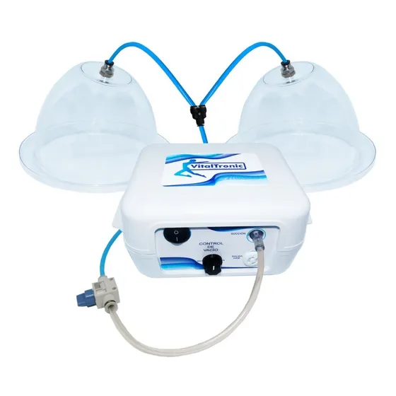 Equipo Profesional Vacumterapia X2 Copas Gluteos Xxl 16cm