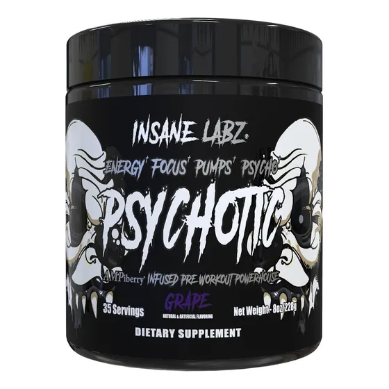 Polvo Para Antes Del Entrenamiento Insane Labz Psychotic Bla