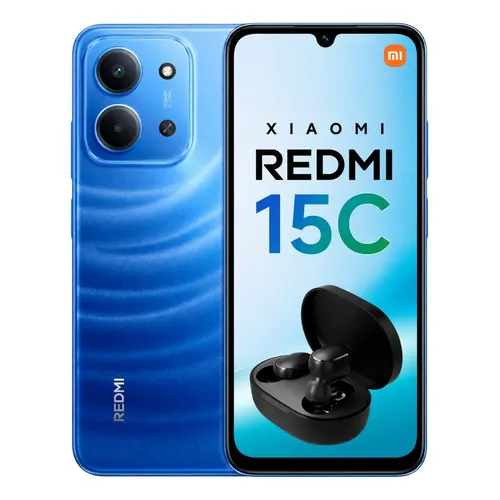 Celular Xiaomi Redmi 15c 128gb 8gb Ram Dual Sim Azul Azul