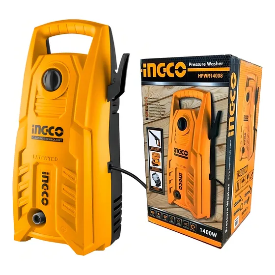 Hidrolavadora Ingco 1400w Alta Presión Carros Caiones