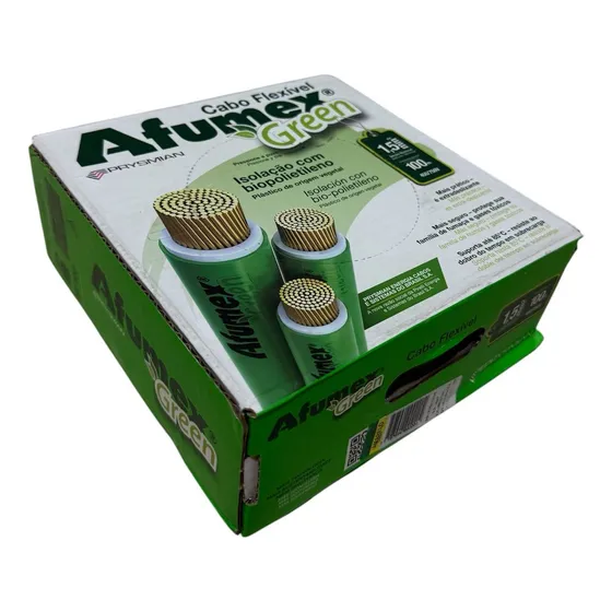 Fio Cabo Flexivel 1.50mm 750v Vd/am Afumex Green  Pirelli