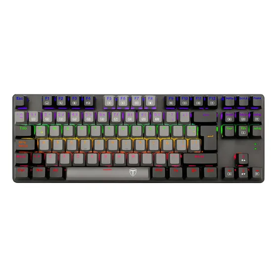 Teclado T-dagger Bora Black Rainbow T-tgk313-rd-sp Red S Teclado Gris Idioma Español | Cuotas sin interés