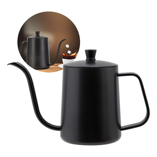 Tetera Cuello Cisne Negra 600 Ml Café Te De Acero Inoxidable Tetera Cuello Cisne Negra 600 Ml Café Te De Acero Inoxidable