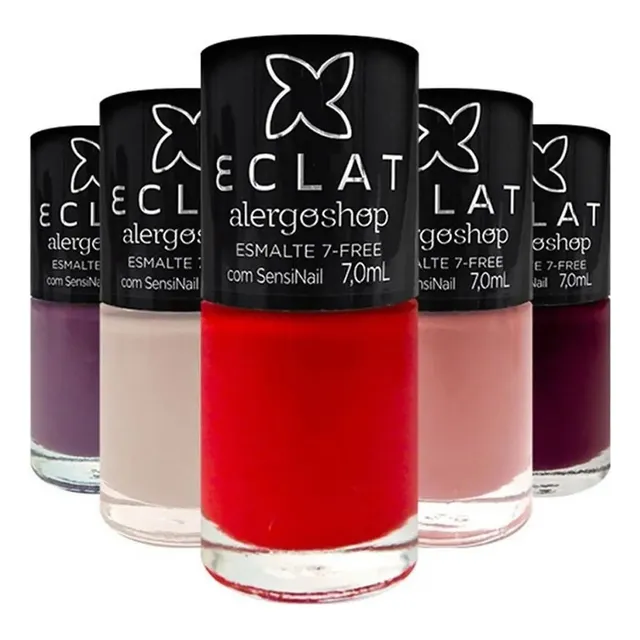 Esmalte Hipoalergênico Alergoshop 7-free Eclat Antialérgico 