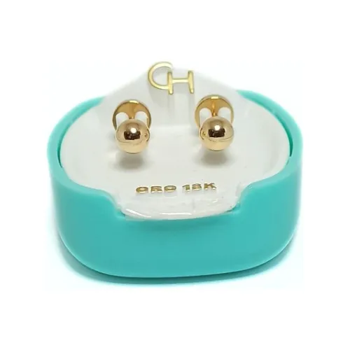Abridores Ch104 Todo Oro 18k Bolitas 4mm.
