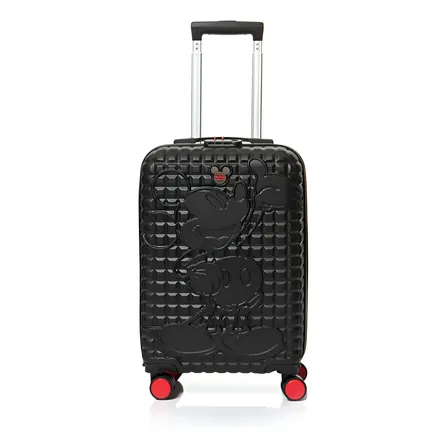 Mala De Bordo Viagem Pequena Preto Mickey Luxcel Mickey Mouse