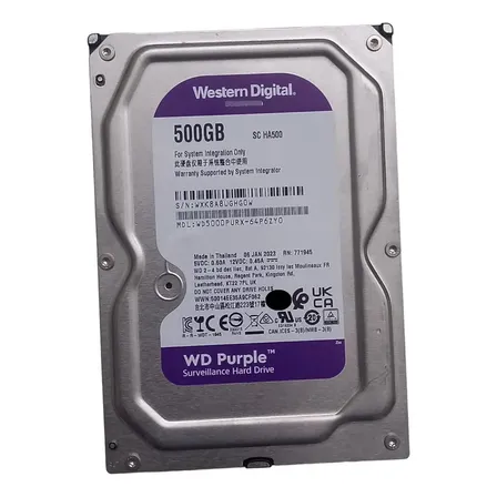 Disco Duro interno Western Digital WD Purple WD5000PURX Purple 500GB violeta oscuro