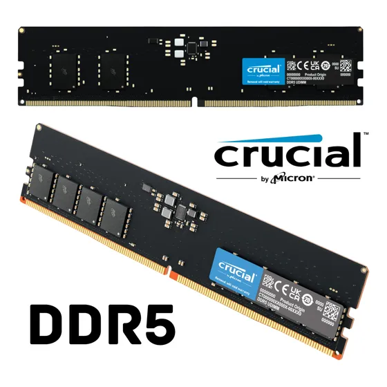 Memoria Ram Crucial 8gb Ddr5 5600mhz  Para Pc Udimm Original