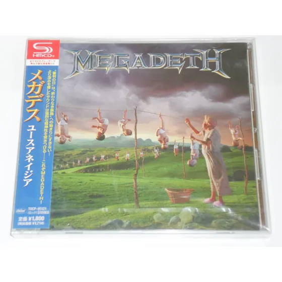 Cd Megadeth - Youthanasia (japonês Shm-cd + 4 Bônus) Lacrado