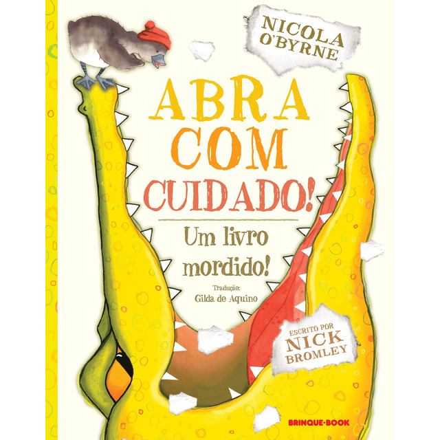 Livro Abra Com Cuidado! Um Livro Mordido, De Bromley, Nick. Editora Brinque-book, Capa Mol... Livro Abra Com Cuidado! Um Livro Mordido, De Bromley, Nick. Editora Brinque-book, Capa Mol...