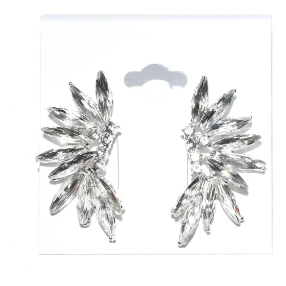 Aros Tresher Gema Piedra Elegante De Fiesta Noche