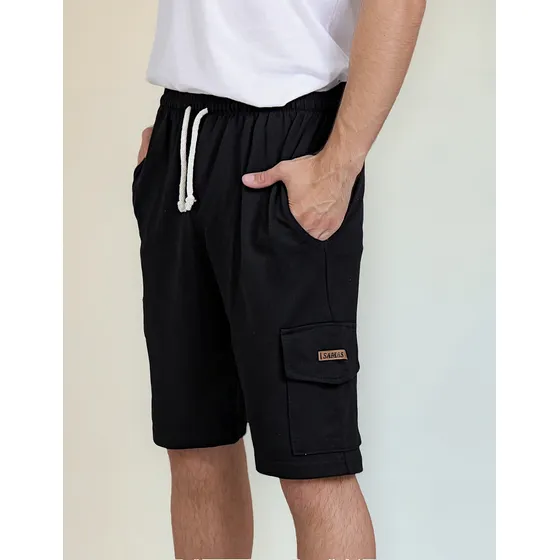 Bermuda Cargo Rustica Hombre Polosamas