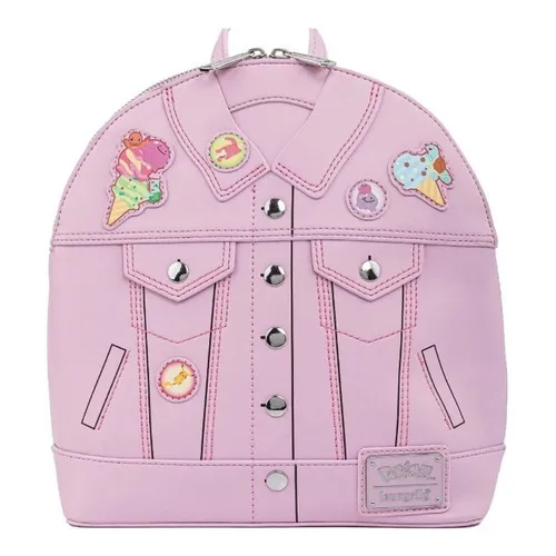 Loungefly Pokemon Ice Cream Denim Jacket Color Rosa