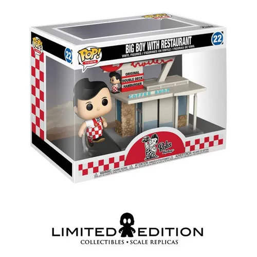 Funko Pop Icons Bobs Big Boy With Restaurant 22 Towns