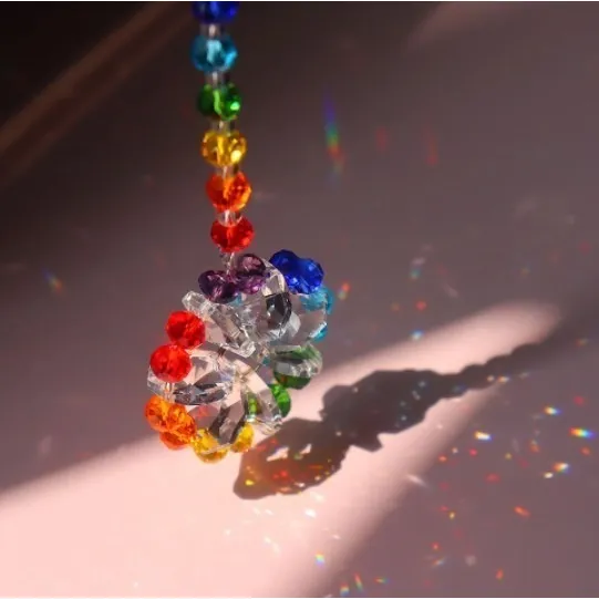 Atrapasoles, Colgante Arco Iris, Chakras/  Feng Shui