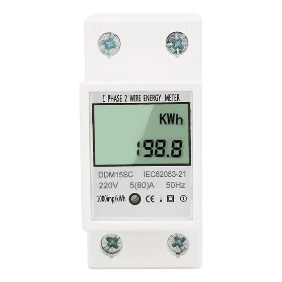 Kwh Energia Electronica Digital Lcd Ddm15sc 5 - 80a