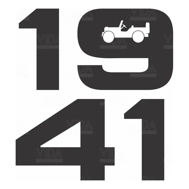 Calco Vinilo Jeep Renegade Modelo Willys 1941