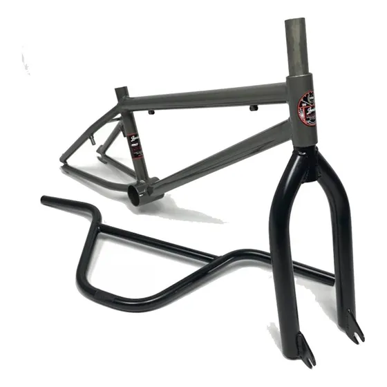 Kit Cuadro + Horquilla + Manubrio Fad Junior Bmx R20 - Racer Color Laca
