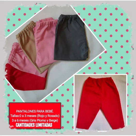 Pantalones De Tela Para Bebé