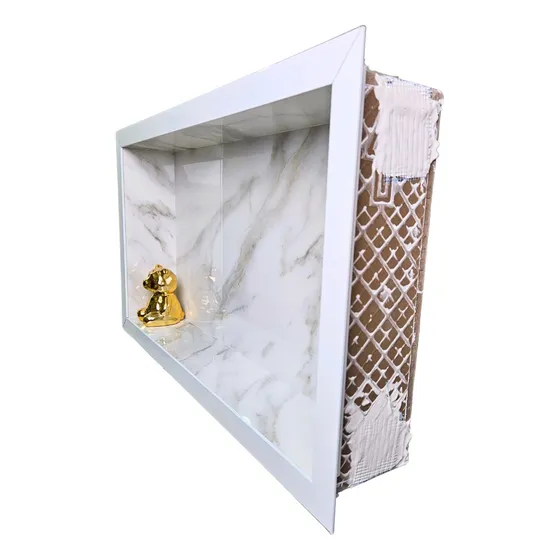 Nicho Porcelanato 30x70 Calacata Gold Rapida