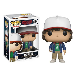Funko Pop Série Stranger Things - Dustin 424 Funko Pop Série Stranger Things - Dustin 424