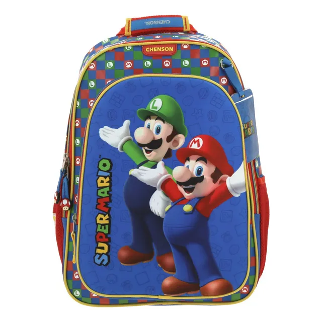 Mochila Escolar Chenson Luigi Mario Bros Escolar Armin Mb65967-9