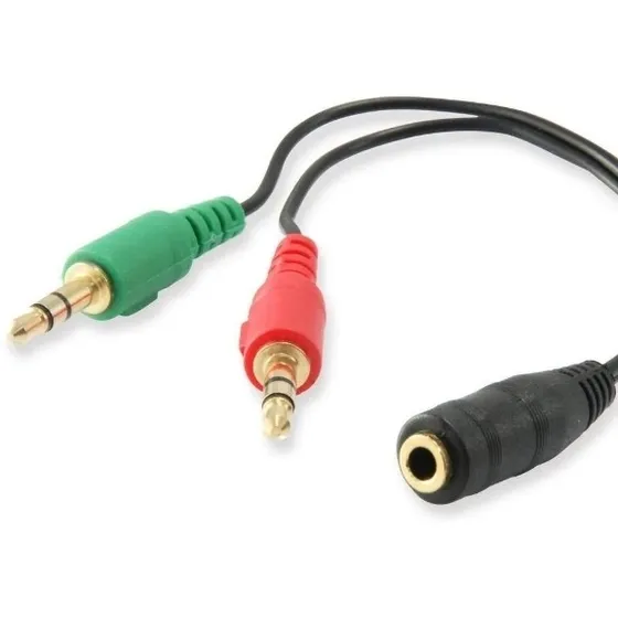 Cable Auxiliar 1 Hembra 2 Machos 3.5 Audio Splitter