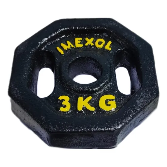Discos Star 3kg Para Barras, Mancuernas En Promoción Nuevos