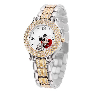 Reloj Disney Mickey Mouse Plata Pulsera Dama Correa Brazalet Reloj Disney Mickey Mouse Plata Pulsera Dama Correa Brazalet