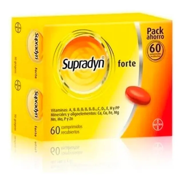 Supradyn Forte X 60 Comp. Multivitamínico - Bayer® Sabor Neutro
