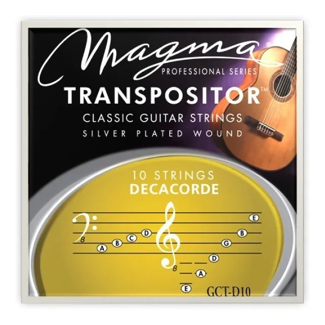 Encordado Guitarra Clásica Transpositor 10 Cuerdas Decacorde