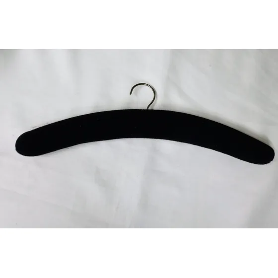 Percha Forrada Negra X 10