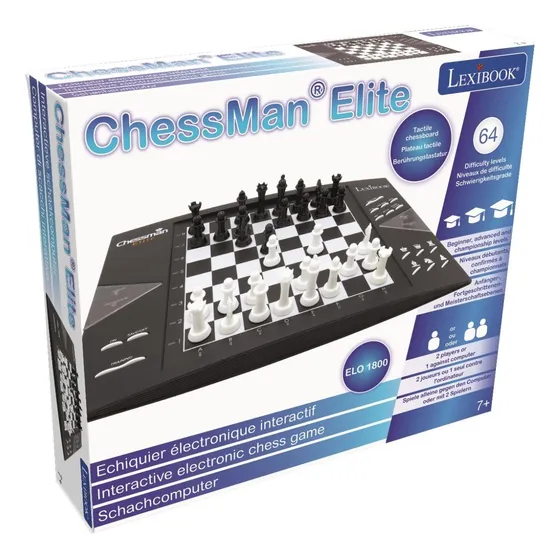 Juego De Ajedrez Electrónico Lexibook Cg1300 Chessman Elite