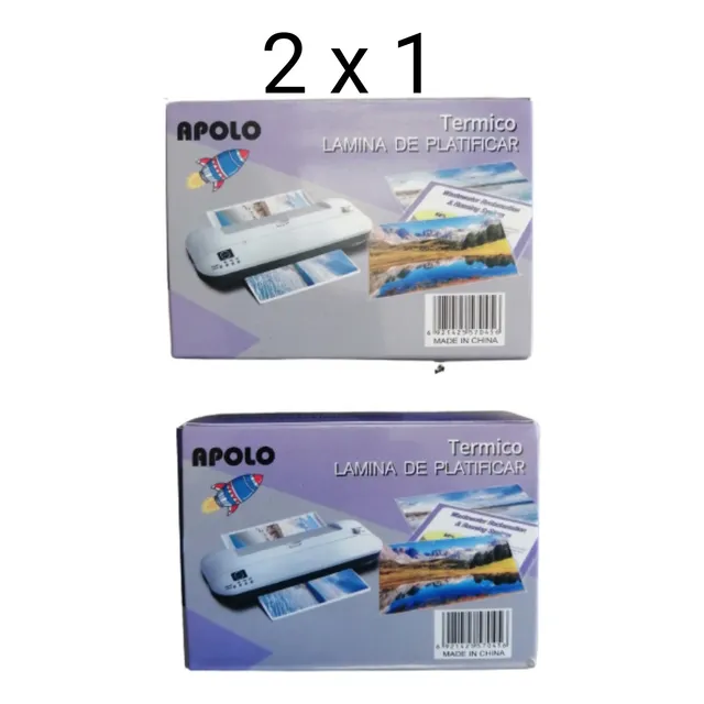 200 Láminas De Plastificar Carnet Cédula 175 Mic 65x95mm