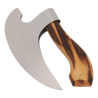 Cortador De Pizza Viking Axe Axe, Aço Inoxidável E Não Cortador De Pizza Viking Axe Axe, Aço Inoxidável E Não