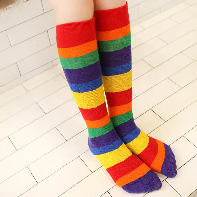 Calcetines De Media Pantorrilla Con Diseño De Bala Y Rayas