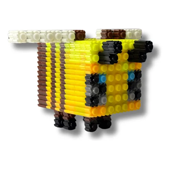Juguete De Construcción Pixel Blocks De Abeja De Minecraft