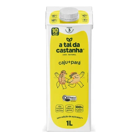 Bebida Vegetal A Tal da Castanha Caju e Para 1l