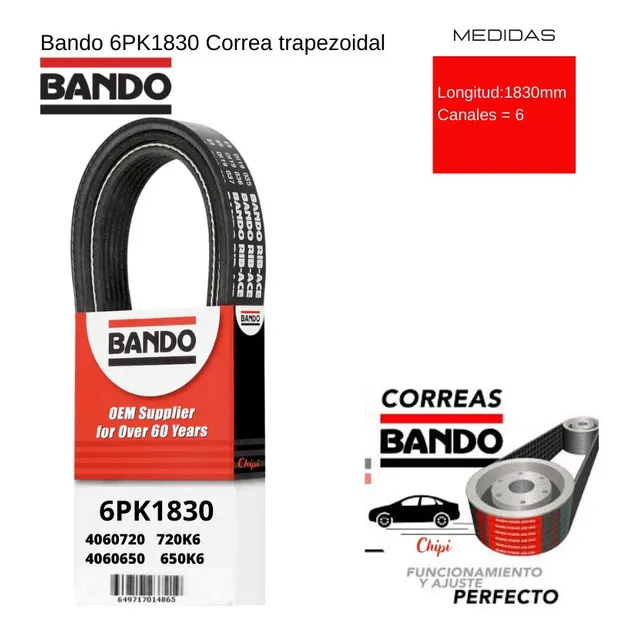 Correa Unica Bmw 3er E90 330i 3.0 N52 2007 2008