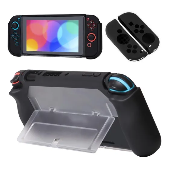 2en1 Carcasa Protector Tpu Y Pc Para Nintendo Switch Oled
