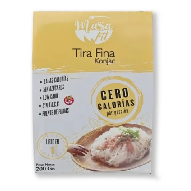 Tira Fina Konjac Masafit 0%calorías T/ Fideo S/gluten 200g