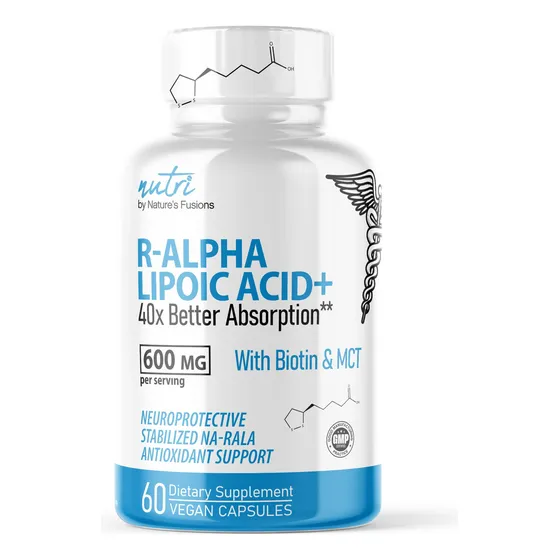 Suplemento De Ácido Alfa Lipoico Nutri R 600 Mg Con Biotina