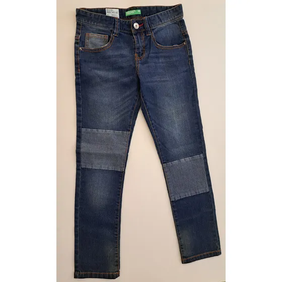 Blue Jeans Benetton Niño Talla 7 A 8 Años