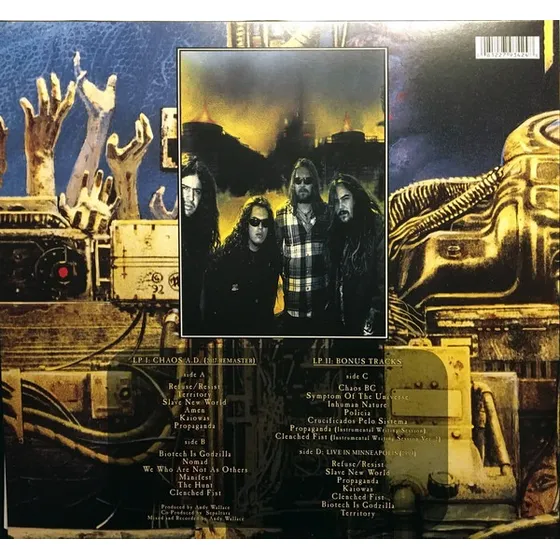 Sepultura - Chaos A. D. - 2lp -vinilo