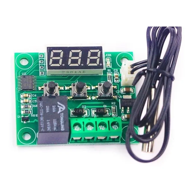 Termostato Digital Controlador Temperatura 12v W1209 Cavas
