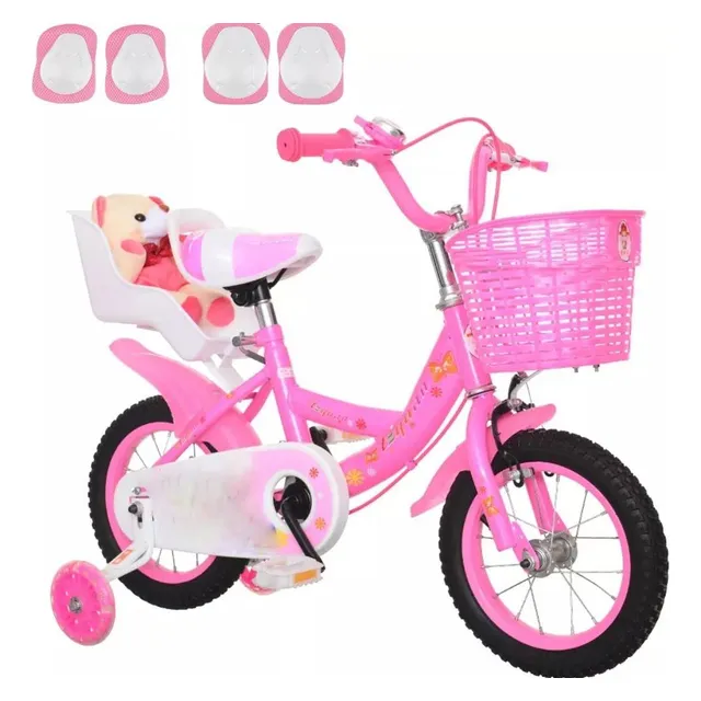 Bicicleta Infantil R16 Para Niños Con Equipo De Protección